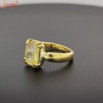 yellow sapphire gemstone ring