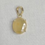 yellow sapphire gemstone panchdhatu