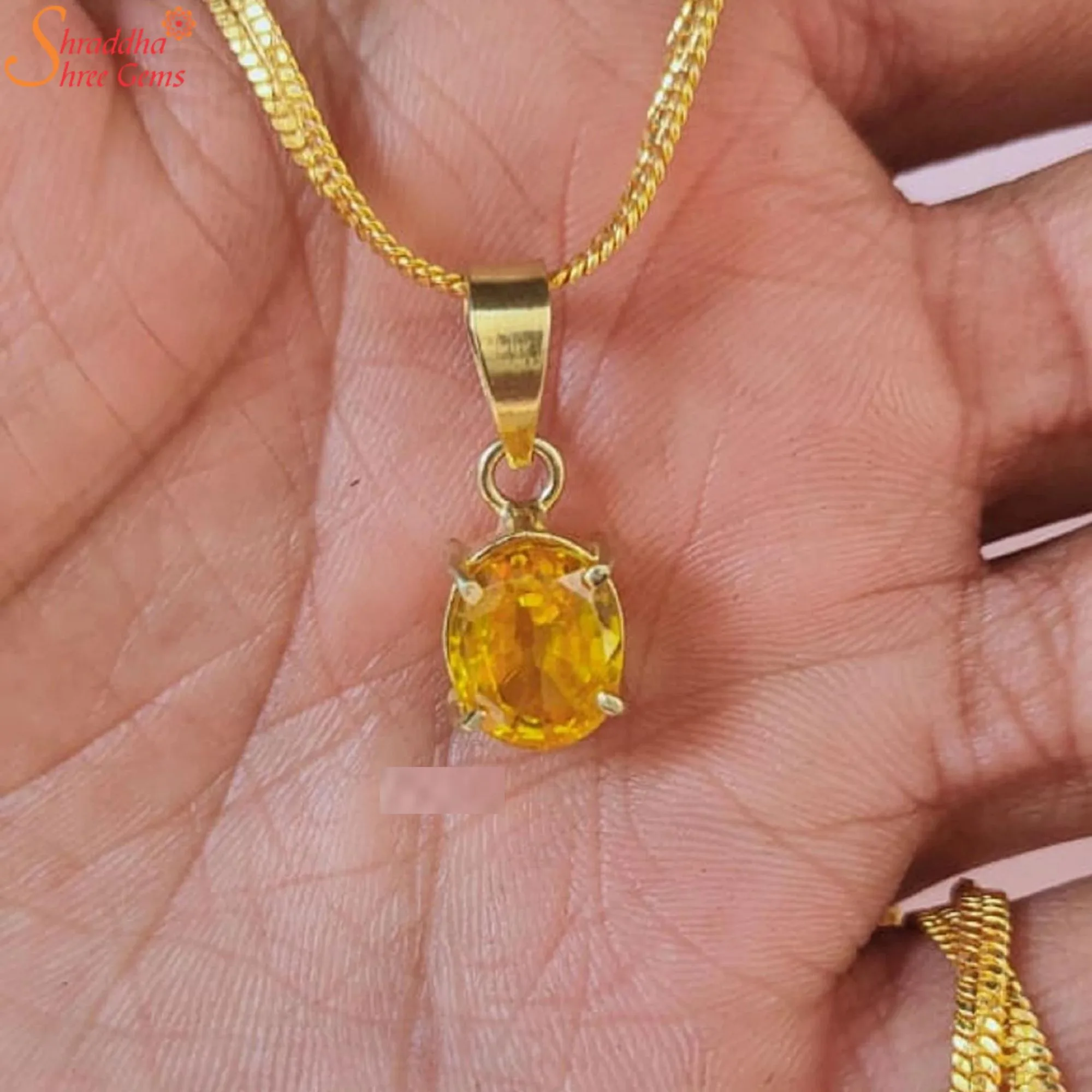 yellow sapphire pendant yellow sapphire pendant