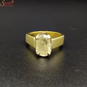 yellow sapphire ring