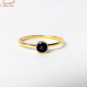 natural sapphire ring