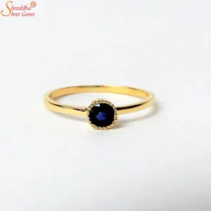 natural sapphire ring