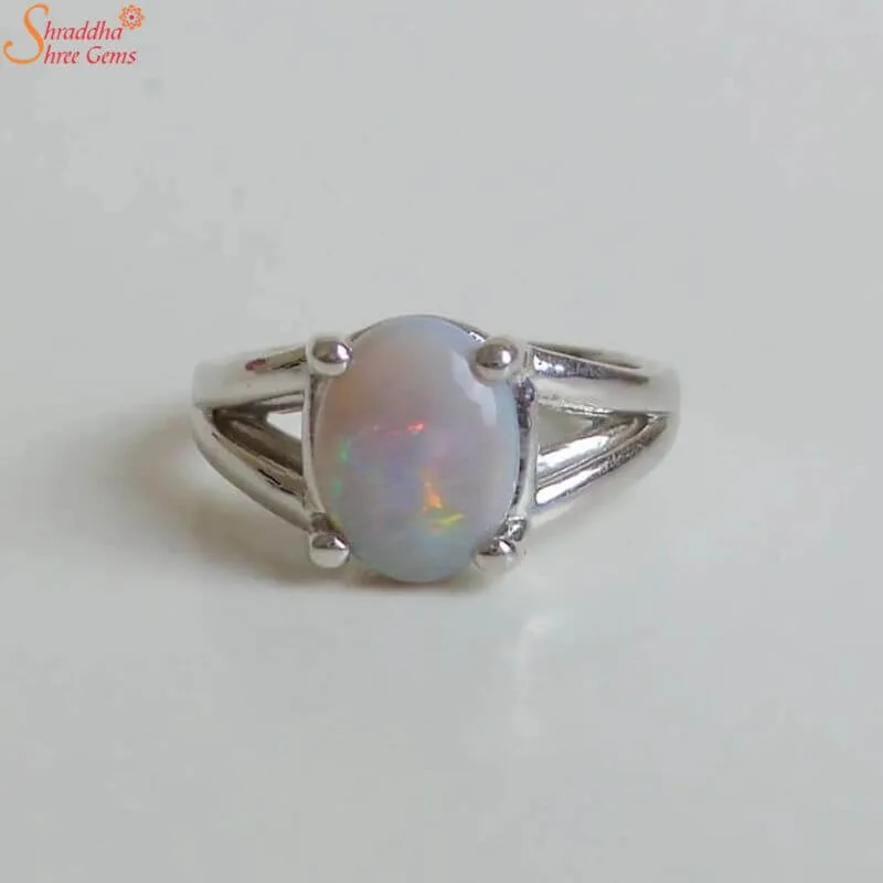 opal gemstone ring