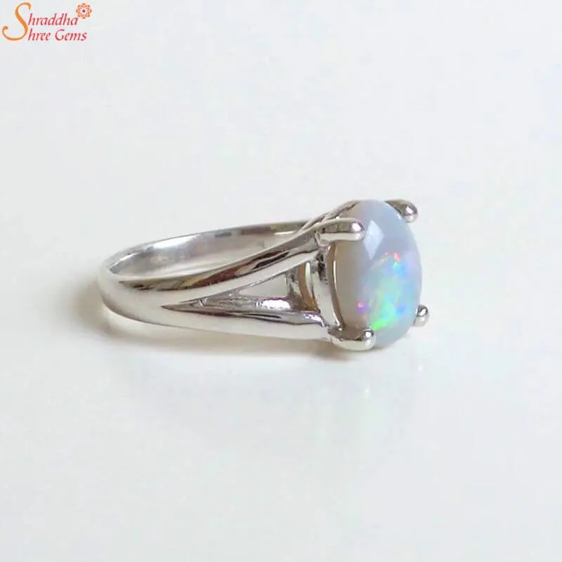 opal gemstone ring