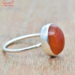 oval red onyx ring