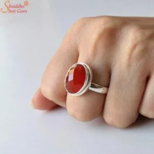 red onyx ring