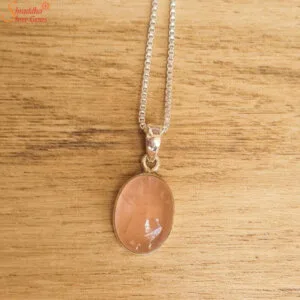 rose quartz pendant