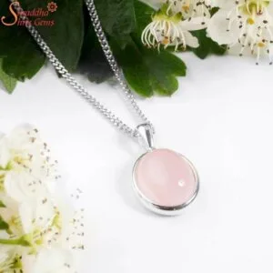 rose quartz pendant