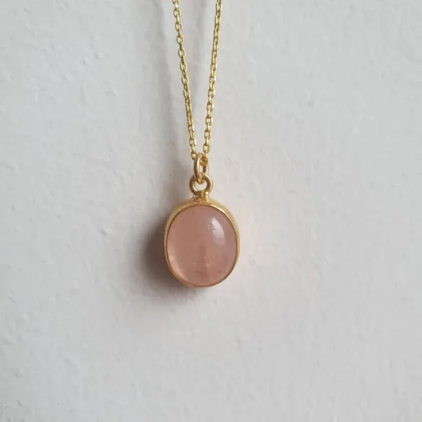 rose quartz pendant