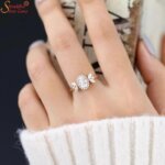 3 carat oval engagement ring