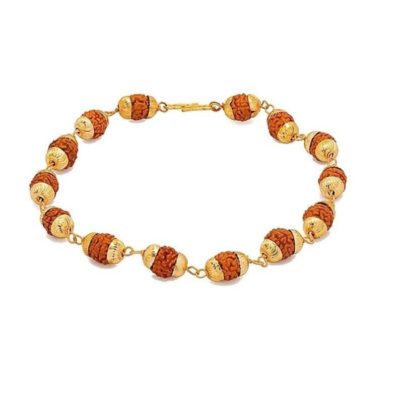 2 To 7 Mukhi Rudraksha Bracelet With Sphatik Beads