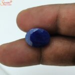certified blue sapphire stone