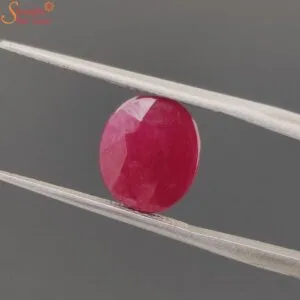 certified ruby gemstone
