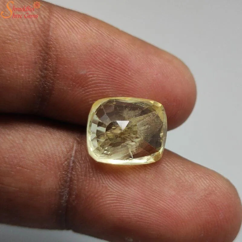 ceylon yellow sapphire gemstone
