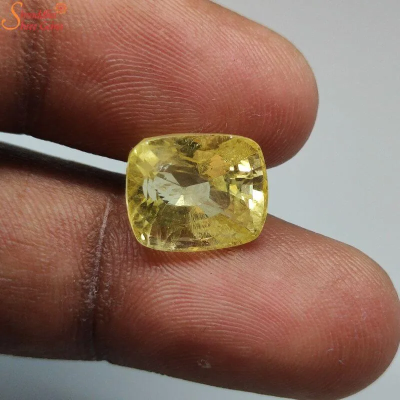 ceylon yellow sapphire gemstone