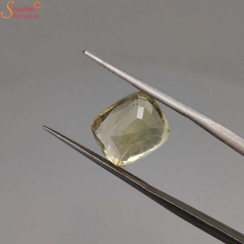 ceylon yellow sapphire gemstone