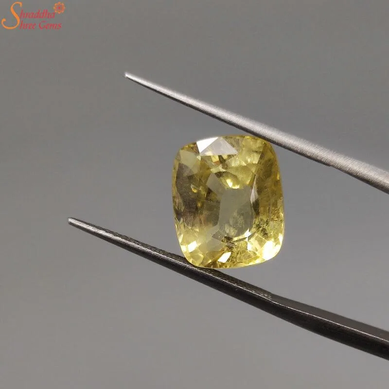 ceylon yellow sapphire gemstone