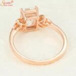 emerald cut diamond ring