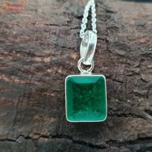 green emerald pendant