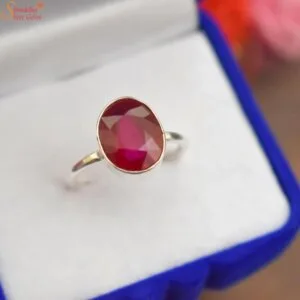 handmade ruby ring