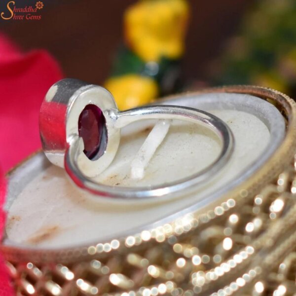handmade ruby ring