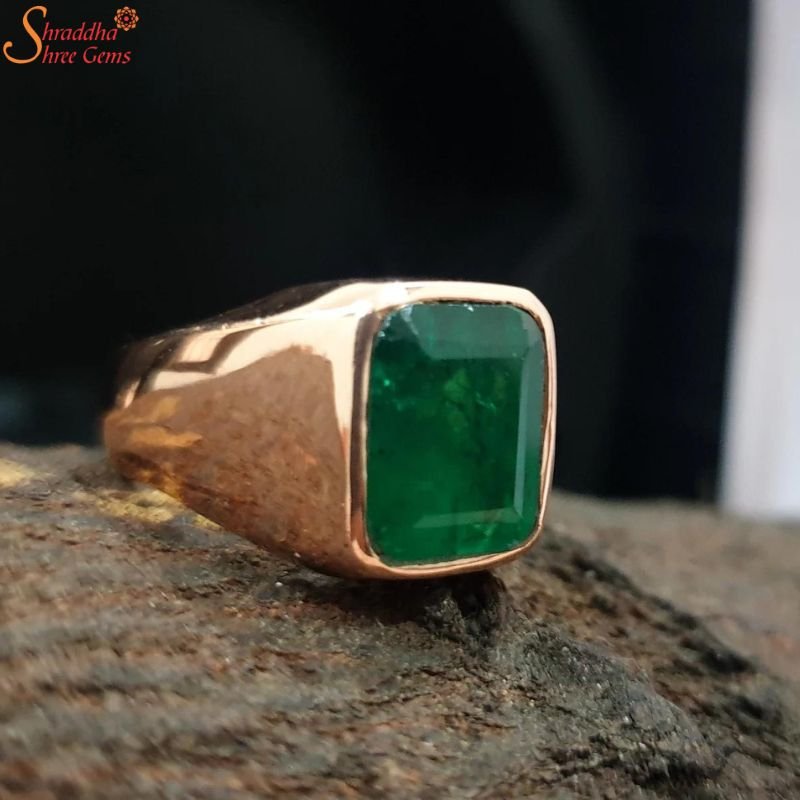 Emerald Cut Emerald Ring ~ 18ct Yellow Gold– Sargisons Jewellers
