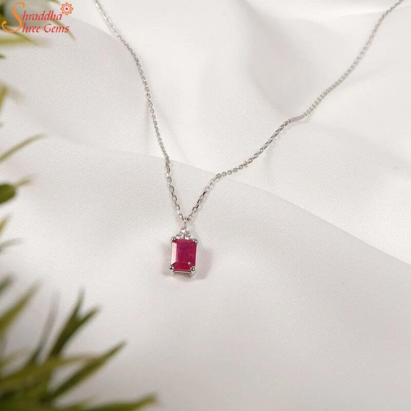 Ruby Pendant Necklace | The Gold Gods