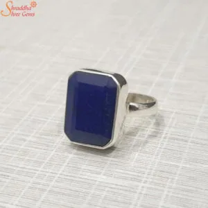 natural blue sapphire ring