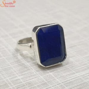 natural blue sapphire ring