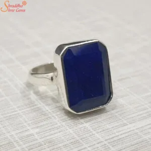 natural blue sapphire ring