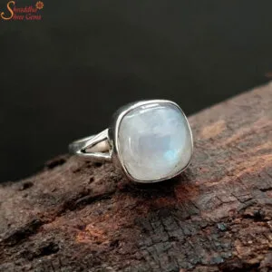 natural moonstone ring
