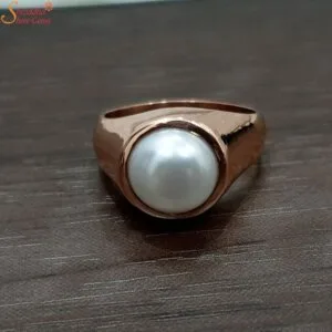 natural pearl ring