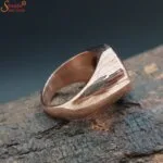 natural ruby men ring