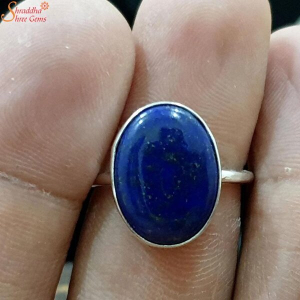 oval lapis lazuli ring