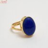 oval lapis lazuli ring