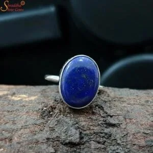 oval lapis lazuli ring