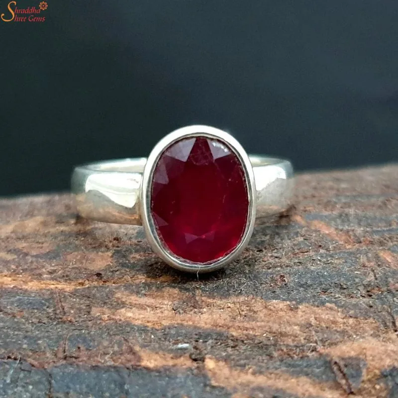 oval ruby ring