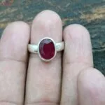 oval ruby ring