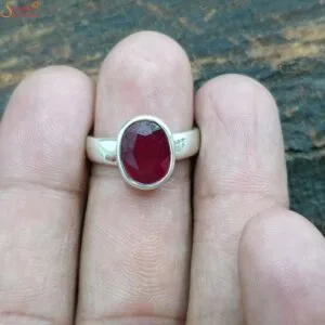 oval ruby ring