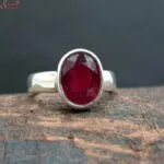 oval ruby ring