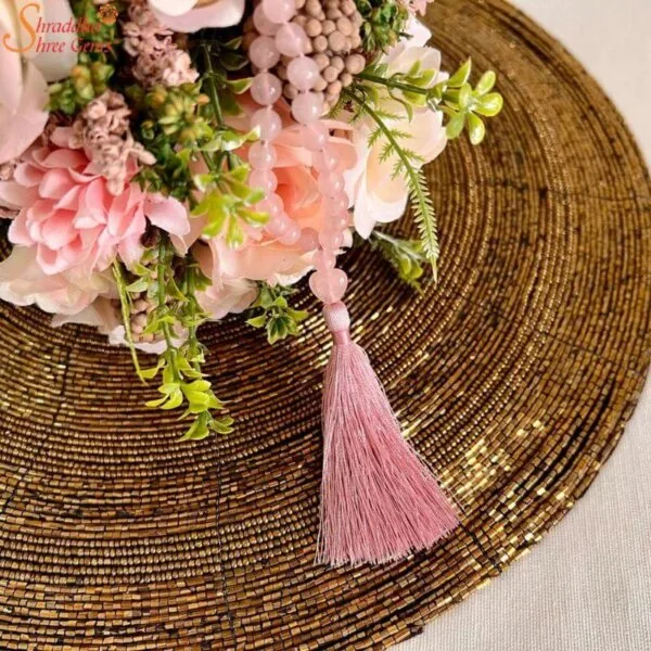 rose quartz mala