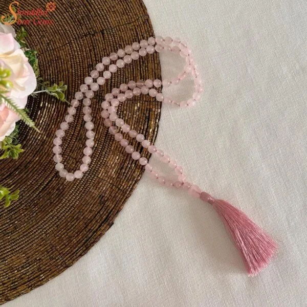 rose quartz mala