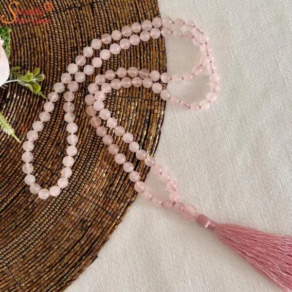 rose quartz mala