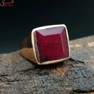 ruby gemstone ring