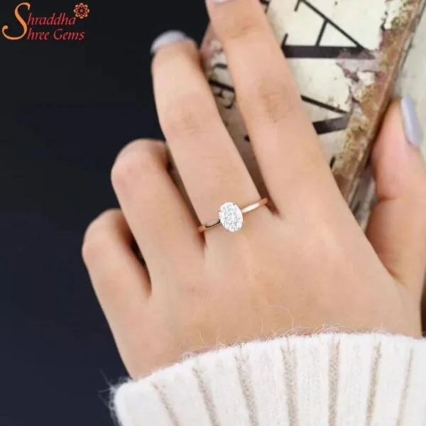 Oval Cut Second Hand Carat Diamond Ring Second Hand Platinum