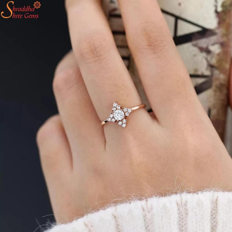 1 Carat Diamond Ring, Solitaire Engagement Ring