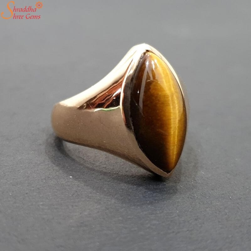 925 Sterling Silver Tiger's Eye Ring Gemstone Ring Handmade Silver Ring at  Rs 800/piece in Jaipur