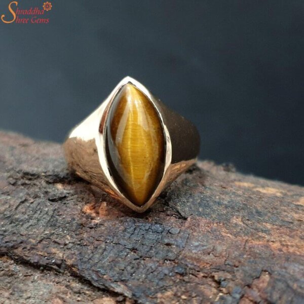 Buy Natural Tiger Eye Ring, Sterling Silver Ring, Statement Ring, Tiger Eye  Ring, Unisex Ring, Gift for Her, Designer Ring,valentine Gift Online in  India - Etsy