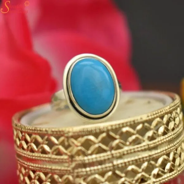 turquoise gemstone ring