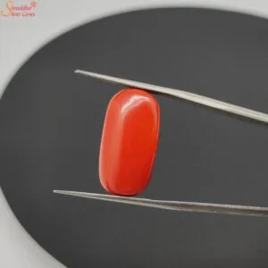 21 carat coral gemstone